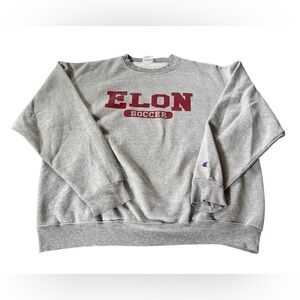 Elon Soccer Champion Crewneck Sweater Size XL